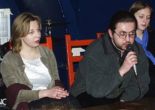 Пресс-конференция в клубе БУНКЕР: Соня, Павел, Аня