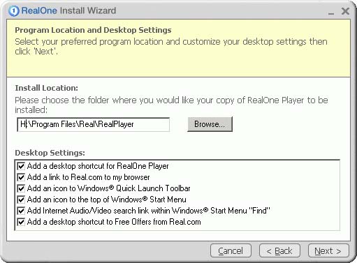 RealOne :: Install (2)