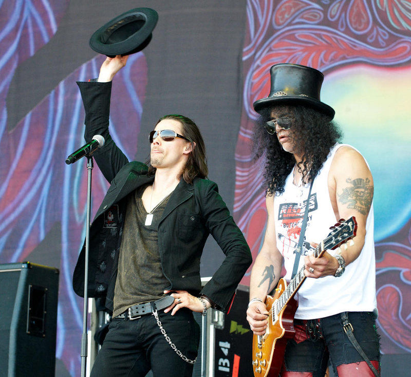 Slash and Myles Kennedy